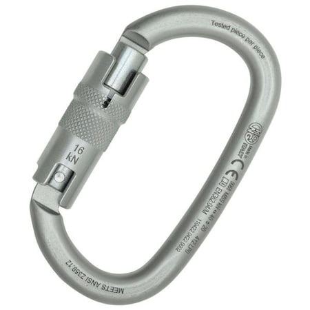 Kong Usa Oval, 110 mm Length, 19 mm Gate Opening, Carbon steel, Lunar White 412LP0999KK
